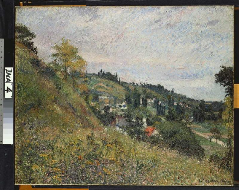 Hügelige Landschaft bei Auvers à Camille Pissarro