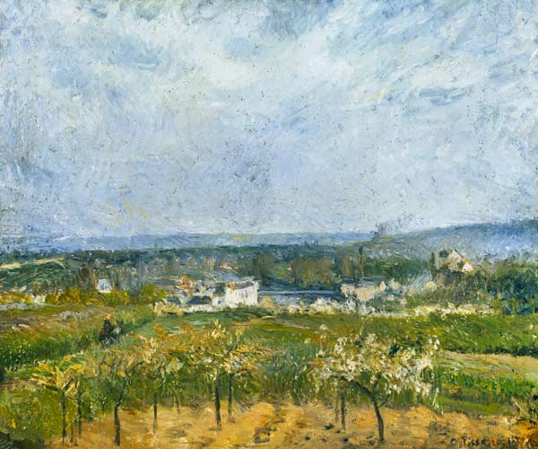 Landscape in Pontoise à Camille Pissarro