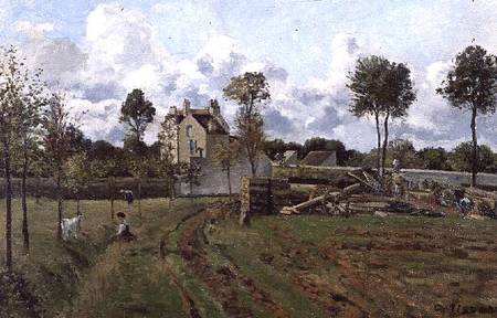 Landscape, Louveciennes à Camille Pissarro