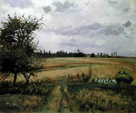 Landscape at Pontoise à Camille Pissarro