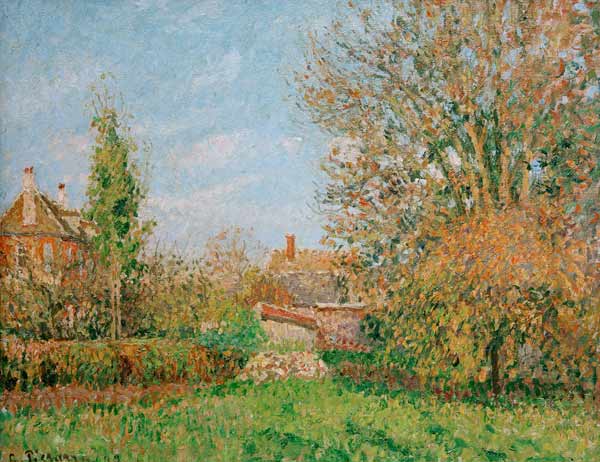 l'automne à Eragny à Camille Pissarro