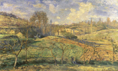 Le mars-soleil, Pontoise à Camille Pissarro