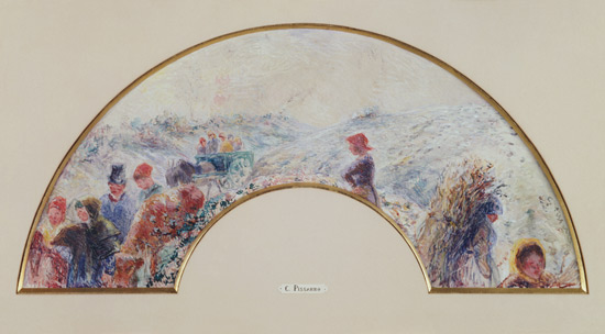 Winter, Return from the Fair à Camille Pissarro