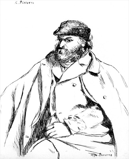 Portrait of Cezanne à Camille Pissarro