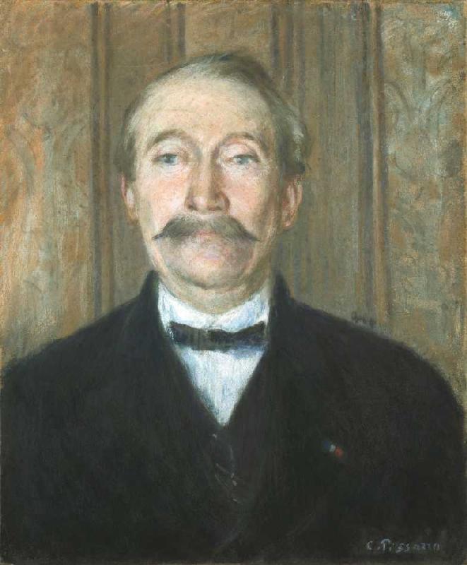 Portrait von Père Papeille, Pontoise. à Camille Pissarro