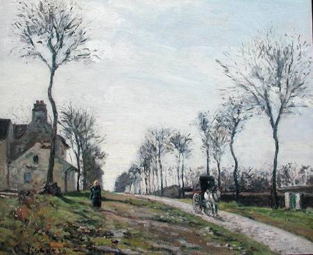 Road in Louveciennes à Camille Pissarro