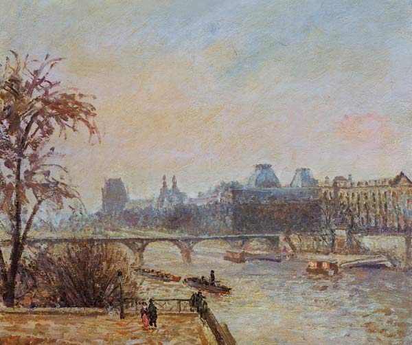 The Seine and the Louvre à Camille Pissarro