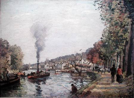 The Seine at Marly à Camille Pissarro