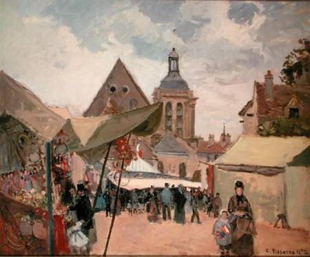 September Fete, Pontoise à Camille Pissarro