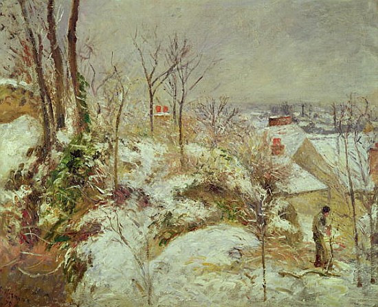 Snow Scene à Camille Pissarro