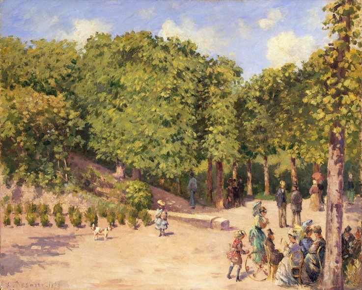 Town Park in Pontoise à Camille Pissarro
