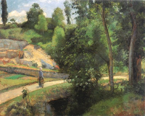 La carrière à Pontoise à Camille Pissarro