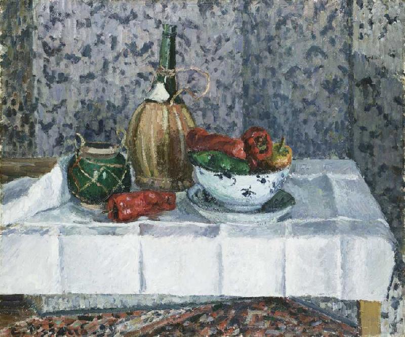 Stillleben mit Paprika à Camille Pissarro