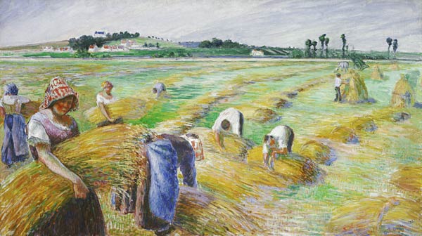 The Harvest à Camille Pissarro