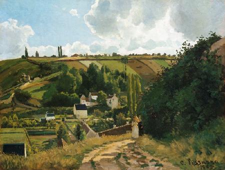 Colline près de Jallais, Pontoise 1867