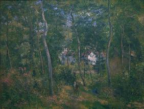 C.Pissarro, Der Wald von L Hermitage