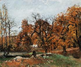 Paysage d'automne à Louveciennes