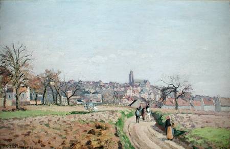 View of Pontoise à Camille Pissarro