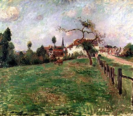 The Village of Eragny à Camille Pissarro