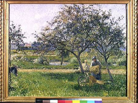 The Wheelbarrow, Orchard à Camille Pissarro