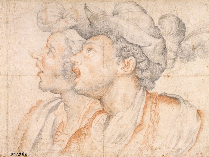 Two Youths' Heads à Camillo Procaccini