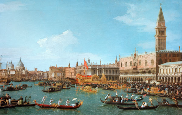 Venice / Il Bucintoro / Canaletto à Giovanni Antonio Canal
