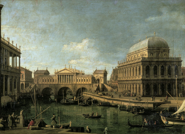 Canaletto / San Giacometto, Venice à Giovanni Antonio Canal