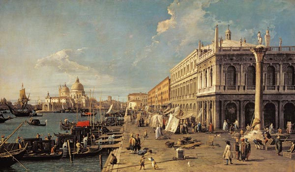 The Molo and the Zecca, Venice à Giovanni Antonio Canal