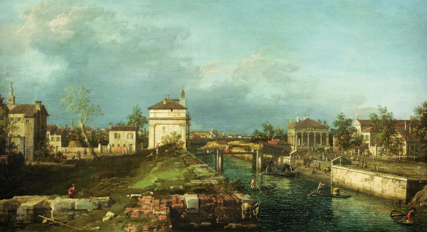 Padua, Porta Portello / Canaletto à Giovanni Antonio Canal