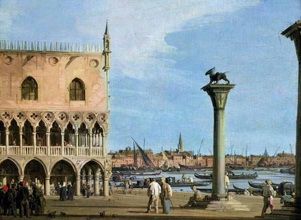 The Piazzetta di San Marco Looking South, Venice à Giovanni Antonio Canal