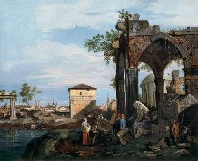 Canaletto, Caprice et ruines classiques