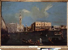 Grand Canal, Piazzetta and Doge's Palace in Venice