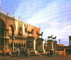 Capriccio : chevaux Saint Marco sur la Piazzetta