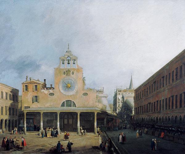 La place des San Giacomo di Rialto à Venise
