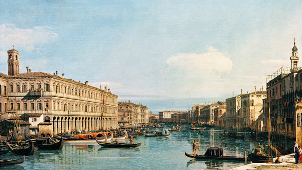 Venice, Canale Grande / Canaletto à Giovanni Antonio Canal