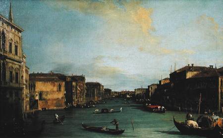 View of The Grand Canal from the Rialto Bridge à Giovanni Antonio Canal