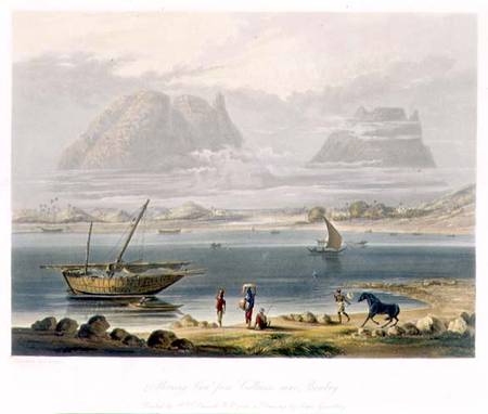 Morning View from Calliann, near Bombay, from Volume I of 'Scenery, Costumes and Architecture of Ind à Captain Robert M. Grindlay