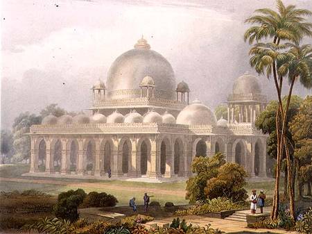 The Roza at Mehmoodabad in Guzerat, or the Tomb of Vizier of Sultan Mehmood, from Volume II of 'Scen à Captain Robert M. Grindlay