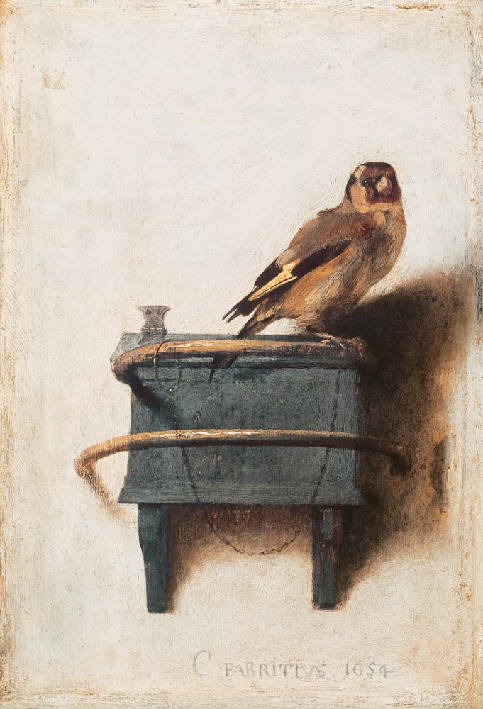 Le pinson du chardon à Carel Fabritius