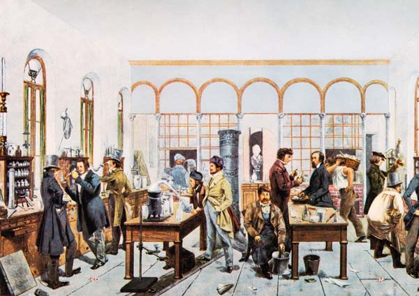 Justus von Liebig, Laboratory à Carl Constantin Steffeck