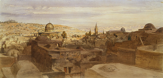 Jerusalem à Carl Friedr.Heinrich Werner