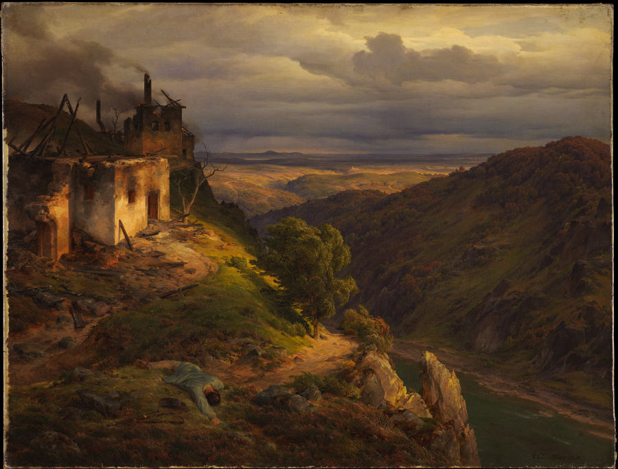 Landscape à Carl Friedrich Lessing