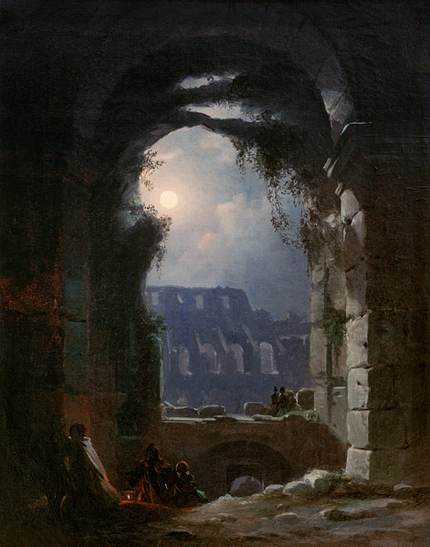 The Colosseum In the Night à Carl Gustav Carus