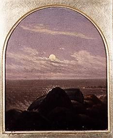 Littoral au clair de lune à Carl Gustav Carus