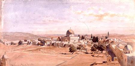 'The Haraam es Shereef, Jerusalem' à Carl Haag