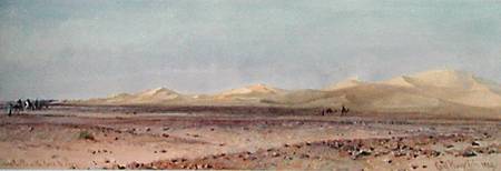 Sand Hills on the Road to Suez à Carl Haag