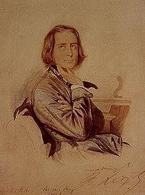 portrait de Franz Liszt.