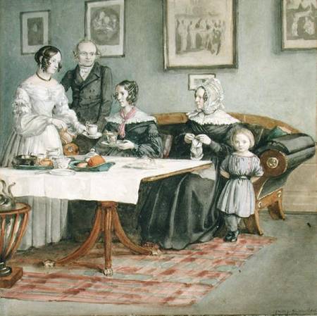 Professor Johannes Classen (1805-91) and Family à Carl Julius Milde