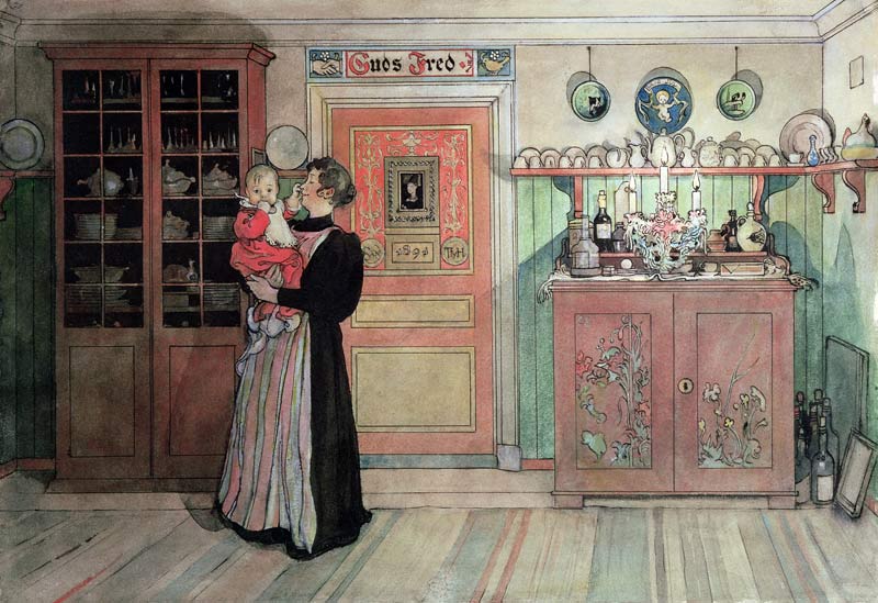 Between Christmas and New Year, from 'A Home' series à Carl Larsson