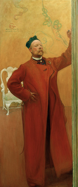 In Front of the Mirror: Self Portrait à Carl Larsson